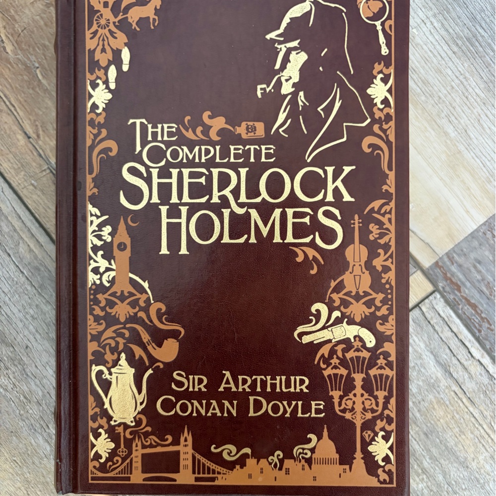 The Complete Sherlock Holmes Hardcover Notebook — Brown with Gold Foil